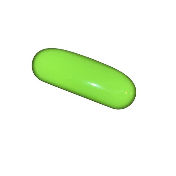 Taylor Eyes Green Clamshell‎ Glasses Case (6 ¼” x 2 ⅜” x 1 3/16) - Picture 2 of 3